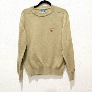 Champion women's vintage Texas Longhorn Beige Crewneck Sweater L